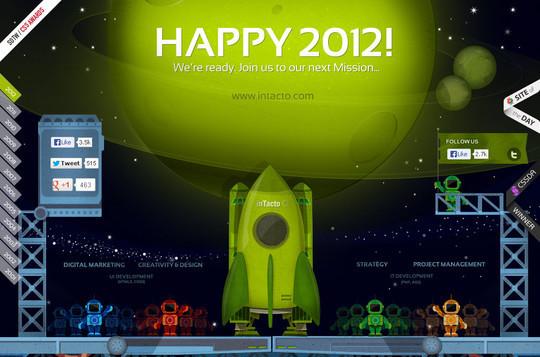 用独特的html5创作的网站界面