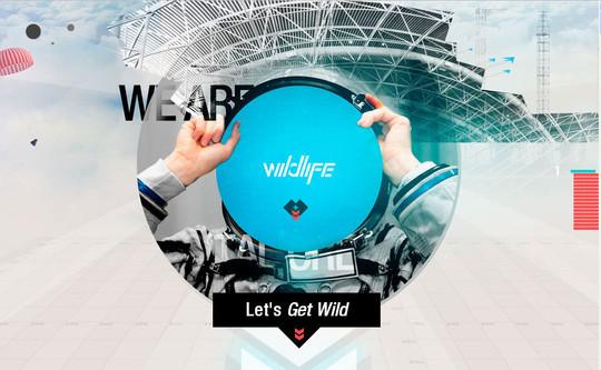 用独特的html5创作的网站界面