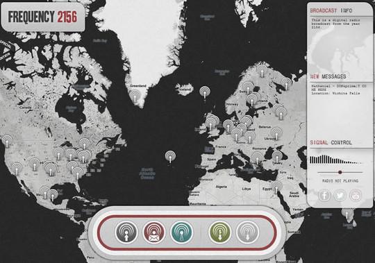 用独特的html5创作的网站界面