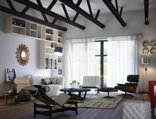 多种风格的室内客厅设计