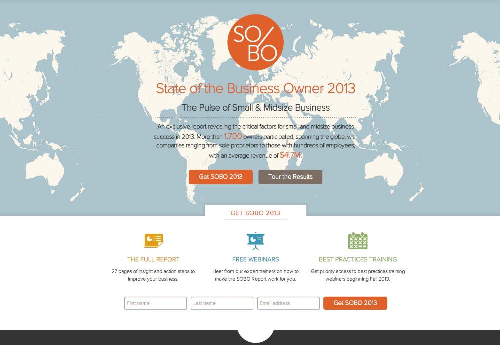 来自国外的精美单页网站界面设计