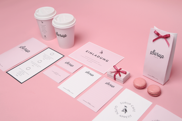 粉嫩咖啡厅品牌设计