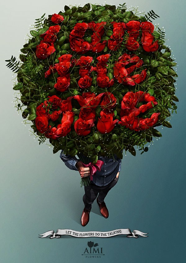 花店广告-关于鲜花