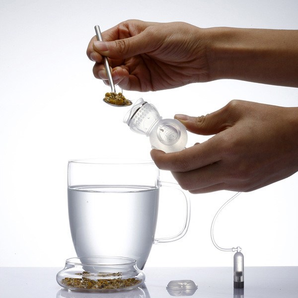 造型可爱的潜水员泡茶工具