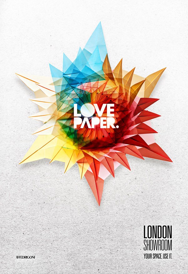 FEDRICONI伦敦展海报设计