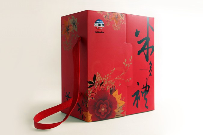 中国风的花纹图腾米多礼盒包装