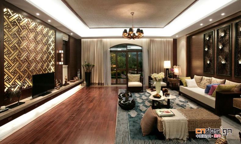 东南亚风情的现代家装设计