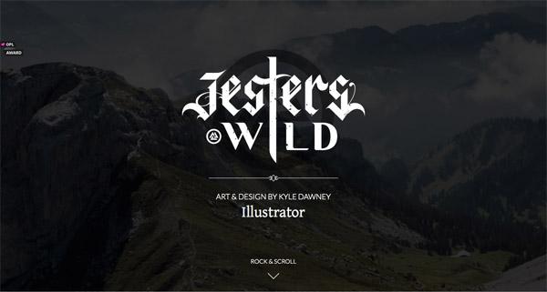 来自国外的黑色系简约网站设计