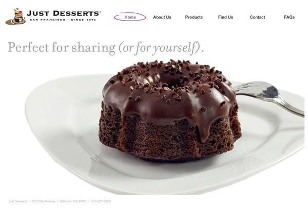 来自国外的精美糖果类网站界面设计