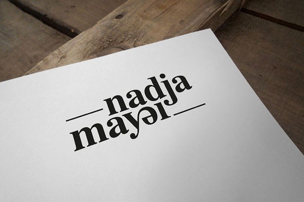 经典黑白设计：匈牙利Nadja Mayer形象设计