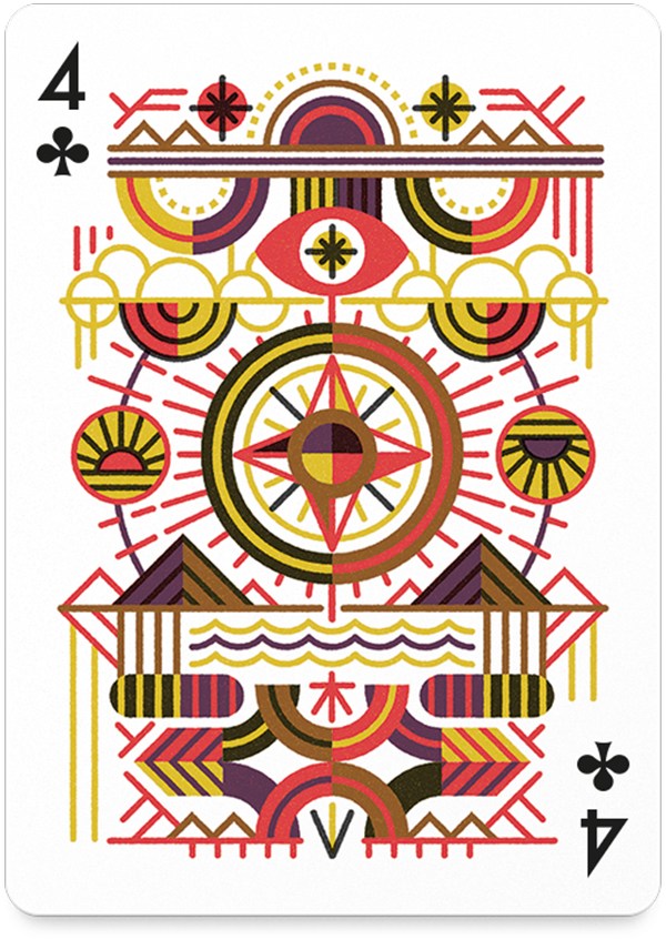 54位艺术家绘制成的54张扑克牌（一）