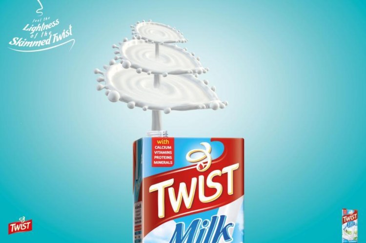 创意广告：巴西TWIST牛奶广告