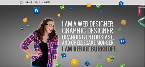 激发你灵感的设计师个人网页界面设计