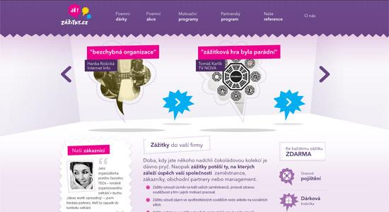 紫色网页界面设计欣赏