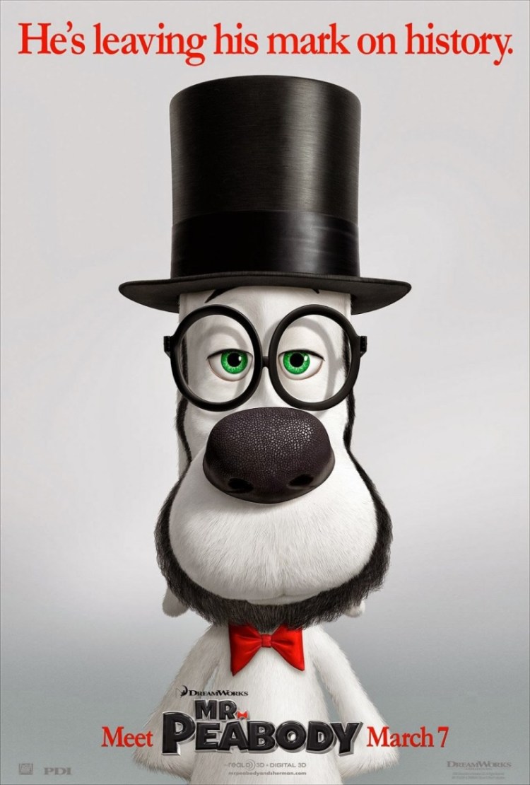 2014年3D电影海报欣赏：Mr. Peabody &amp; Sherman