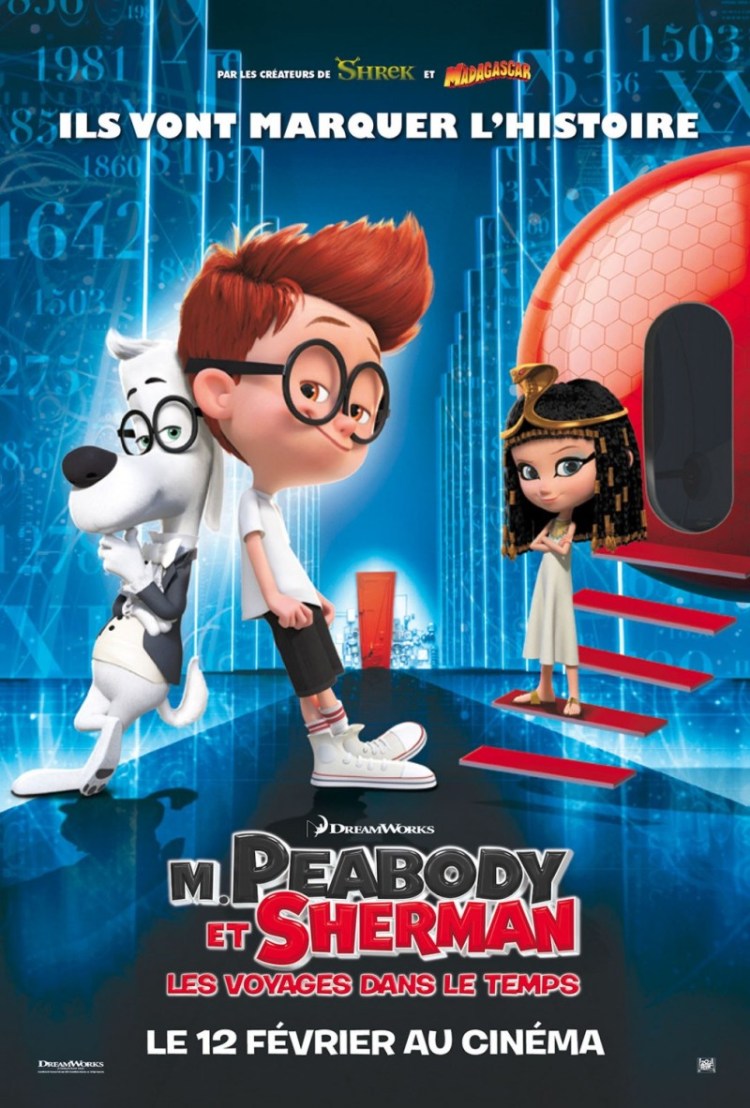 2014年3D电影海报欣赏：Mr. Peabody &amp; Sherman