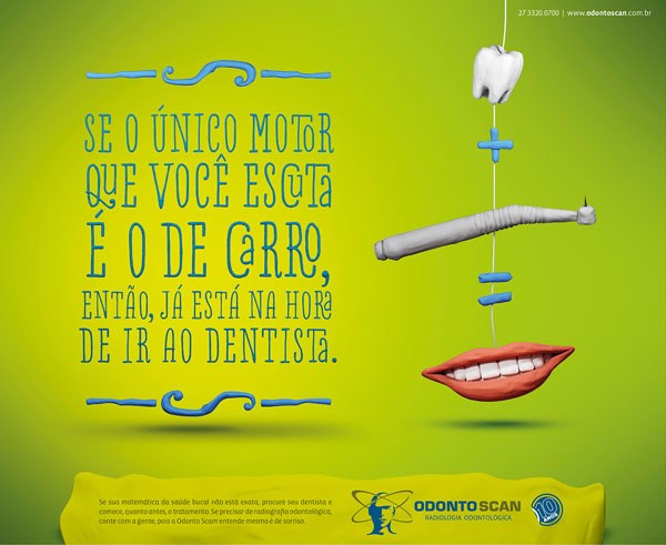 创意广告：保护牙齿