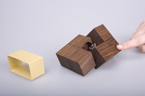 Gerlinde Gruber设计的Klotz首饰包装盒