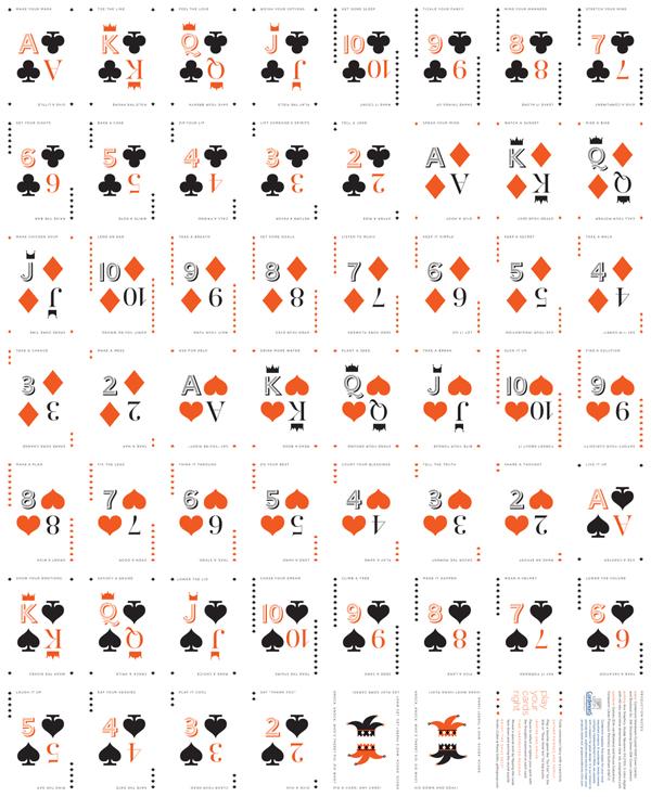 創(chuàng)意撲克設計欣賞
