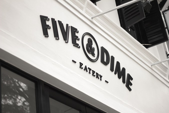 新加坡餐厅Five &amp; Dime 品牌设计