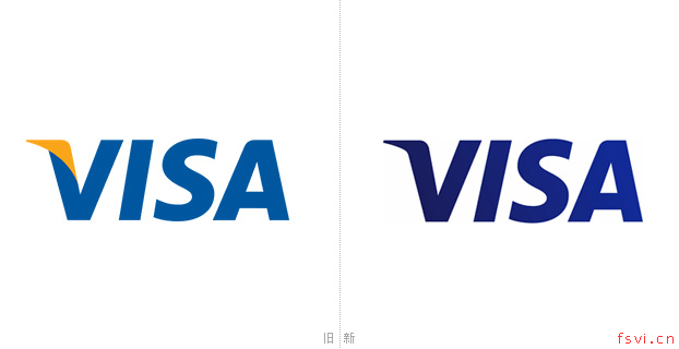 际信用卡组织VISA低调地发布新Logo