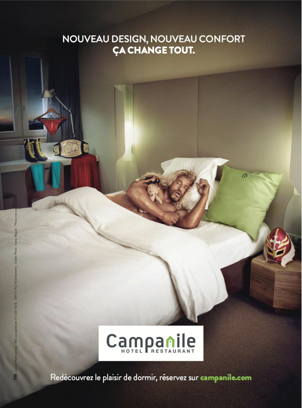 法国酒店平面广告设计