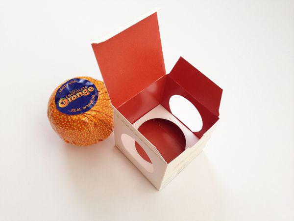 香橙巧克力包装设计