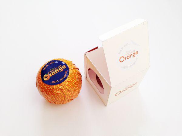 香橙巧克力包装设计