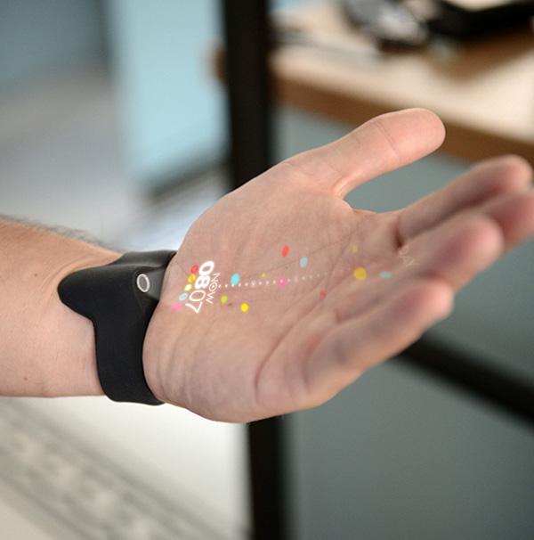 手腕微型投影机概念设计