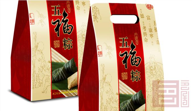 国内一组充满中国风的粽子包装设计作品