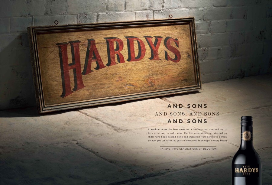 HARDYS第五代红酒创意广告