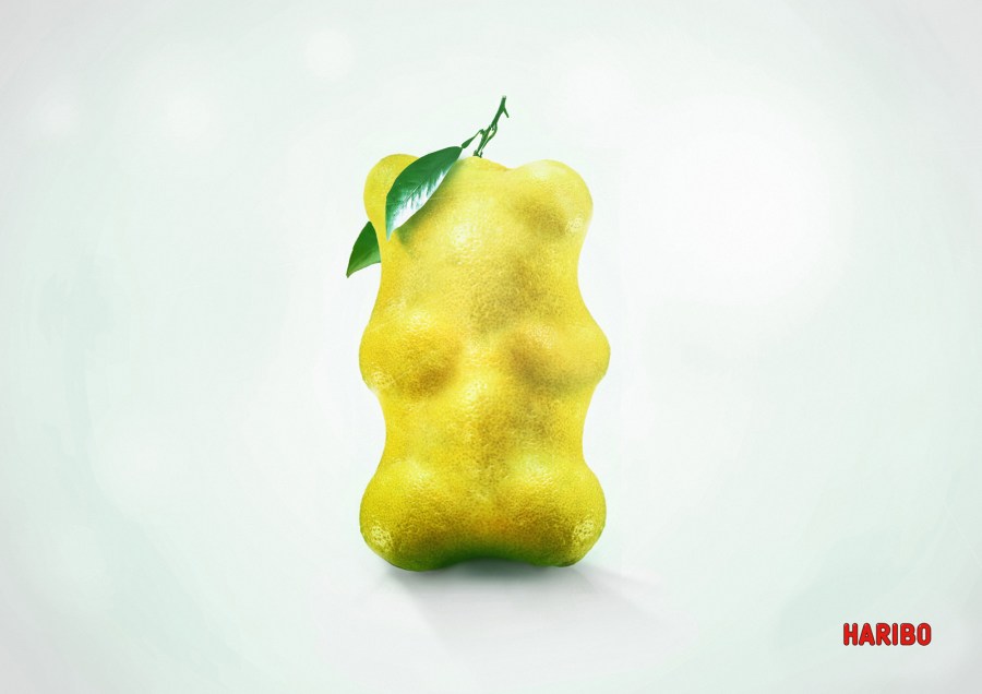 水果软糖HARIBO平面广告