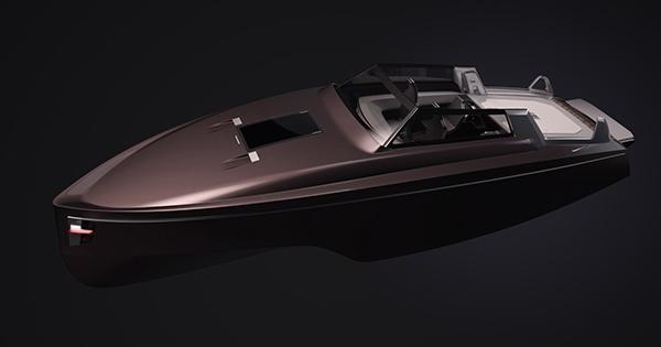 伸缩式豪华休闲游艇REV32概念设计