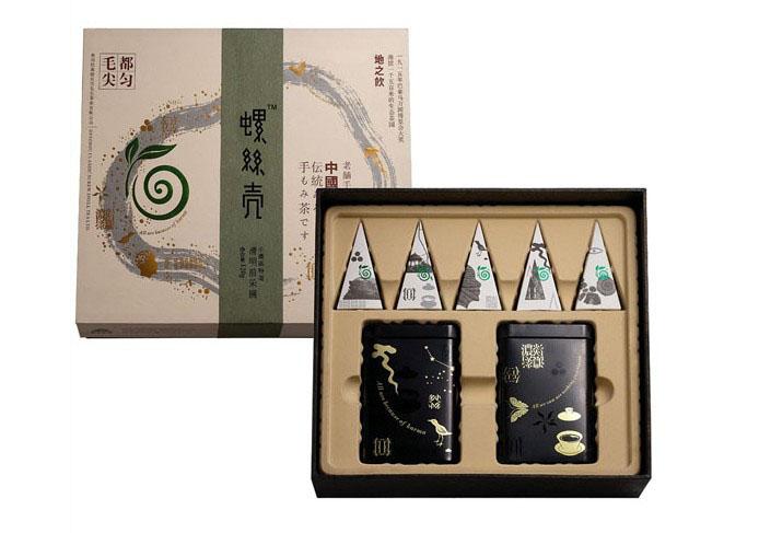 “螺丝壳”绿茶系列包装