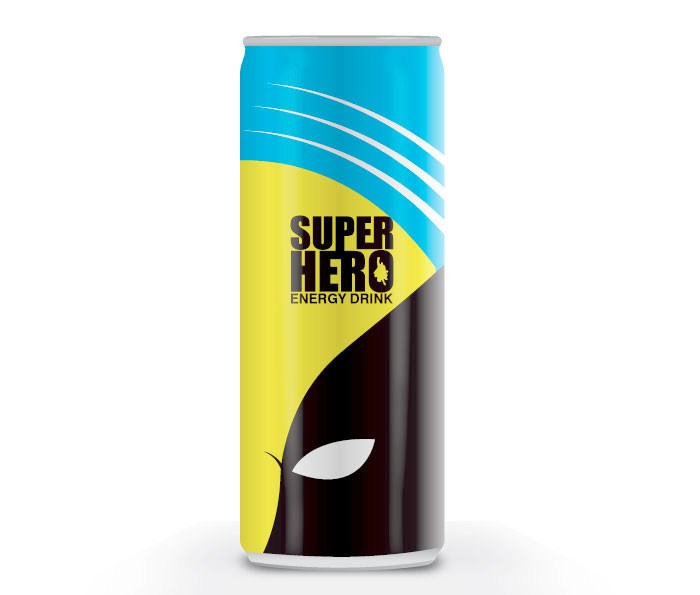 创意概念英雄饮料包装