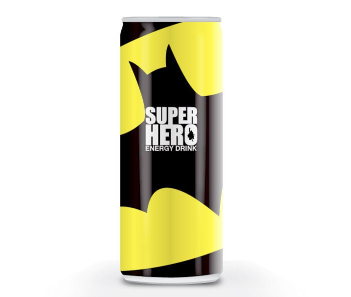 创意概念英雄饮料包装