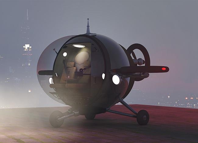 『未来概念』：未来城市直升机