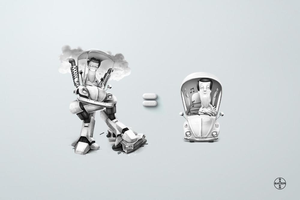 阿拉伯药品平面广告设计