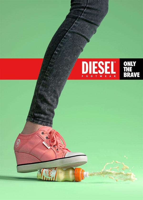 新颖的运动鞋广告设计