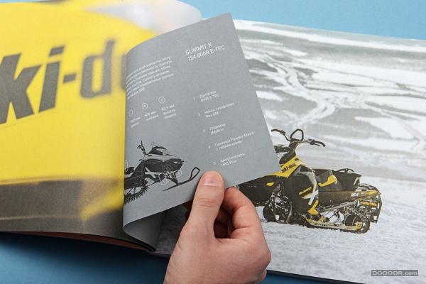 雪上摩托品牌体育画册设计全本