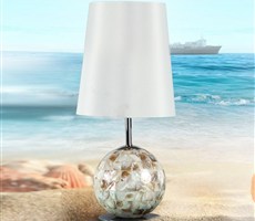 贝壳创意美式台灯