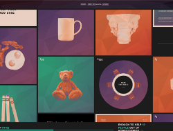 矩形元素的网页设计欣赏