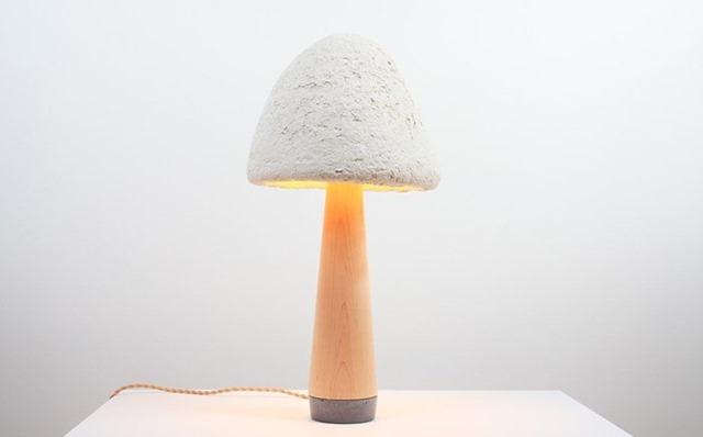 环保的蘑菇灯