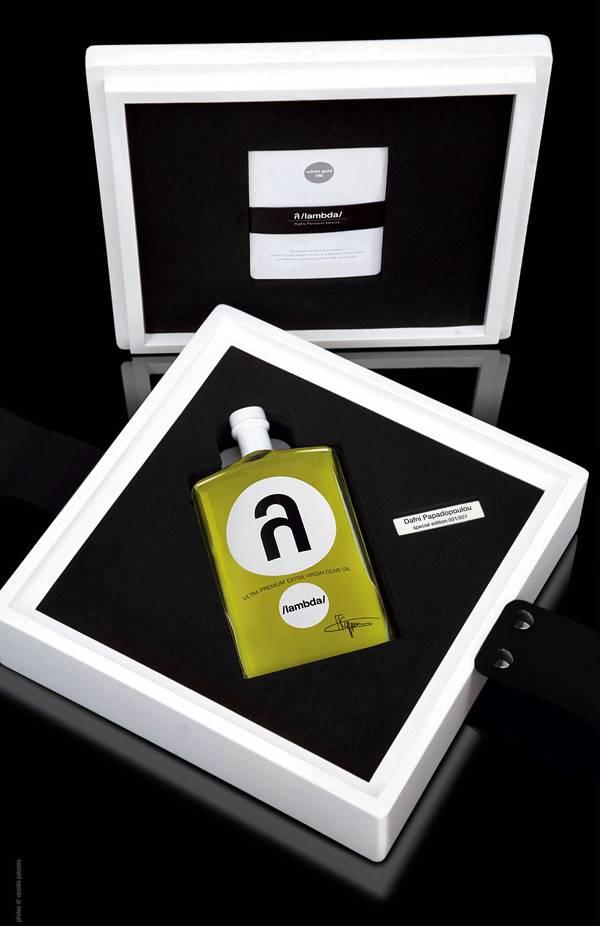 世界首个豪华橄榄油拉姆达油包装设计欣赏
