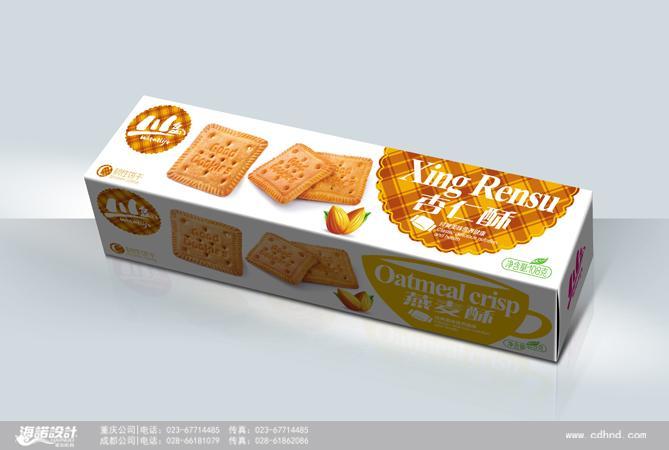 川岛曲奇饼干包装设计