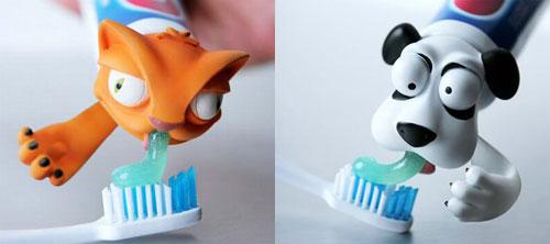 极具创意的挤牙膏方式