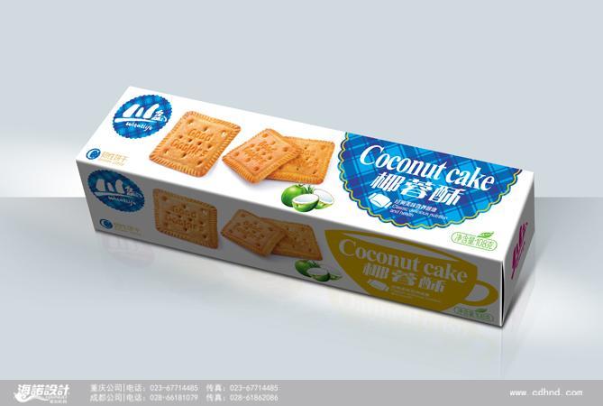 川岛曲奇饼干包装设计