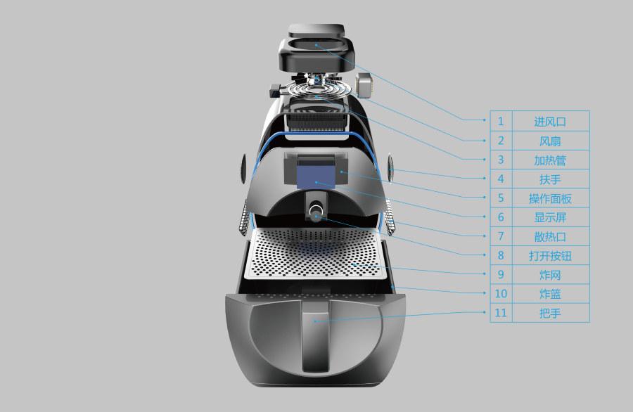 空气炸锅造型设计