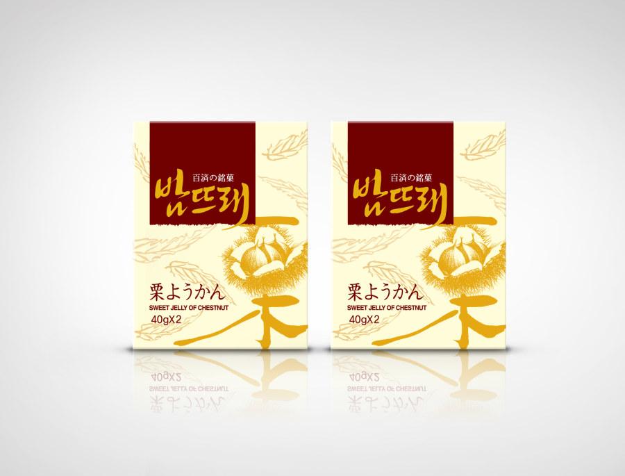 韩国栗子品牌包装设计