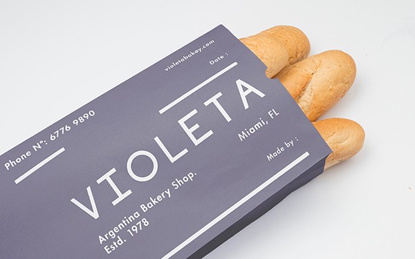 VIOLETA面包店品牌形象设计